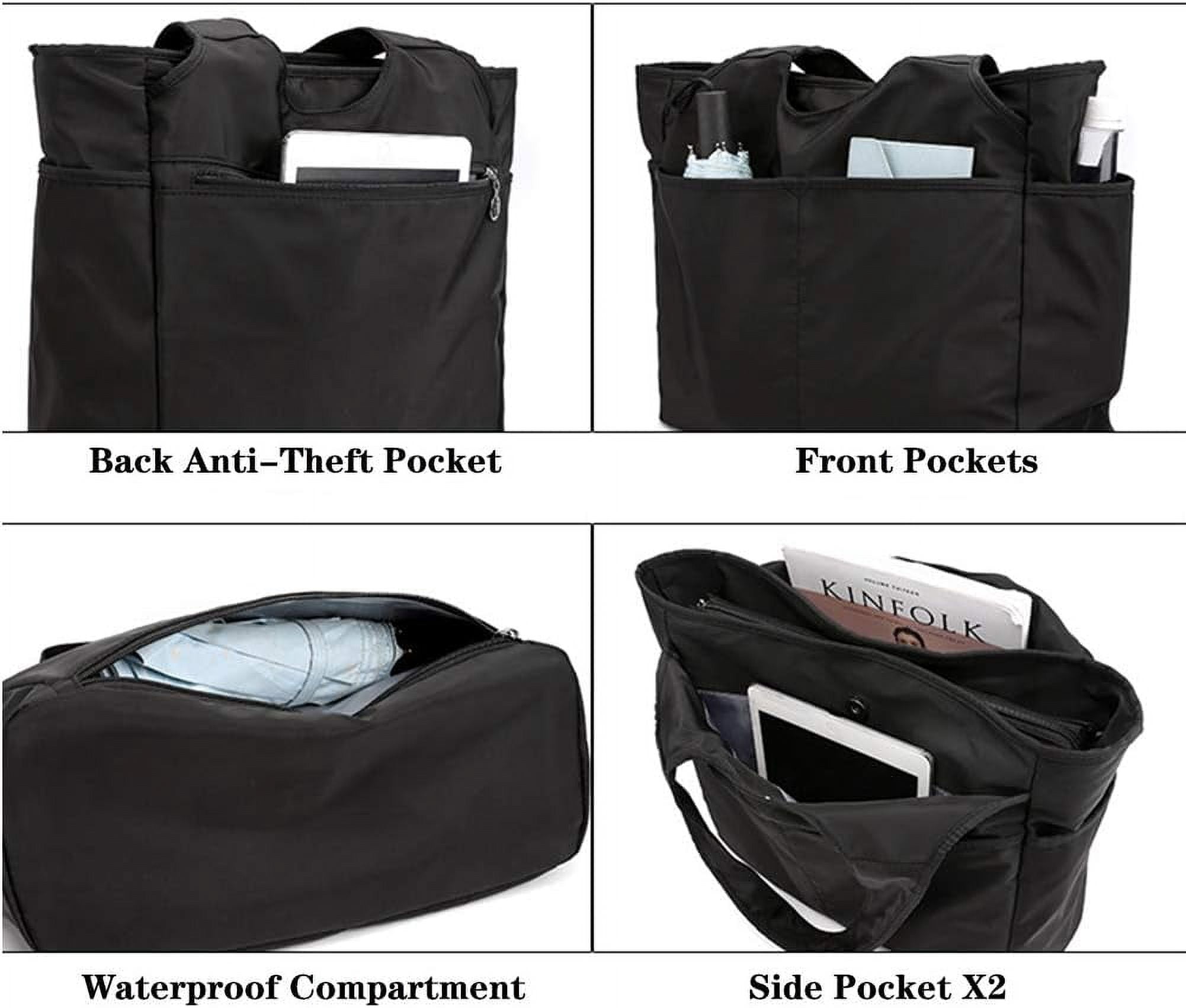 Women's Nylon Large Handbag Waterproof Tote Handbag Fashion Work Bag Functional Clinical Bag