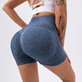 thumbnail image 2 of Pantalones Cortos Yoga Btafrte Mujer Cintura Alta Fitness Leggings Con Levantamiento Glúteos Royal Blue L/XL, 2 of 6