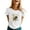 White, variant on Aayomet Workout Tops For Women Womens Summer Shirt V Neck Casual Tshirts Puff Sleeve Tops for Women,Gray XXL