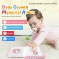 thumbnail image 3 of Threns Baby Photo Album Soft Fabric Toddler Photo Album with Hook Holds 17 Pcs 4 x 6 Inches Pictures for Children Newborn Boy and Girl, 3 of 10