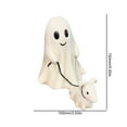 thumbnail image 6 of 15/25cm Halloween Ghost Decoration Resin Ghost Walking Dog Statue Halloween Decoration Home Ornament Holiday Gift Prop, 6 of 6