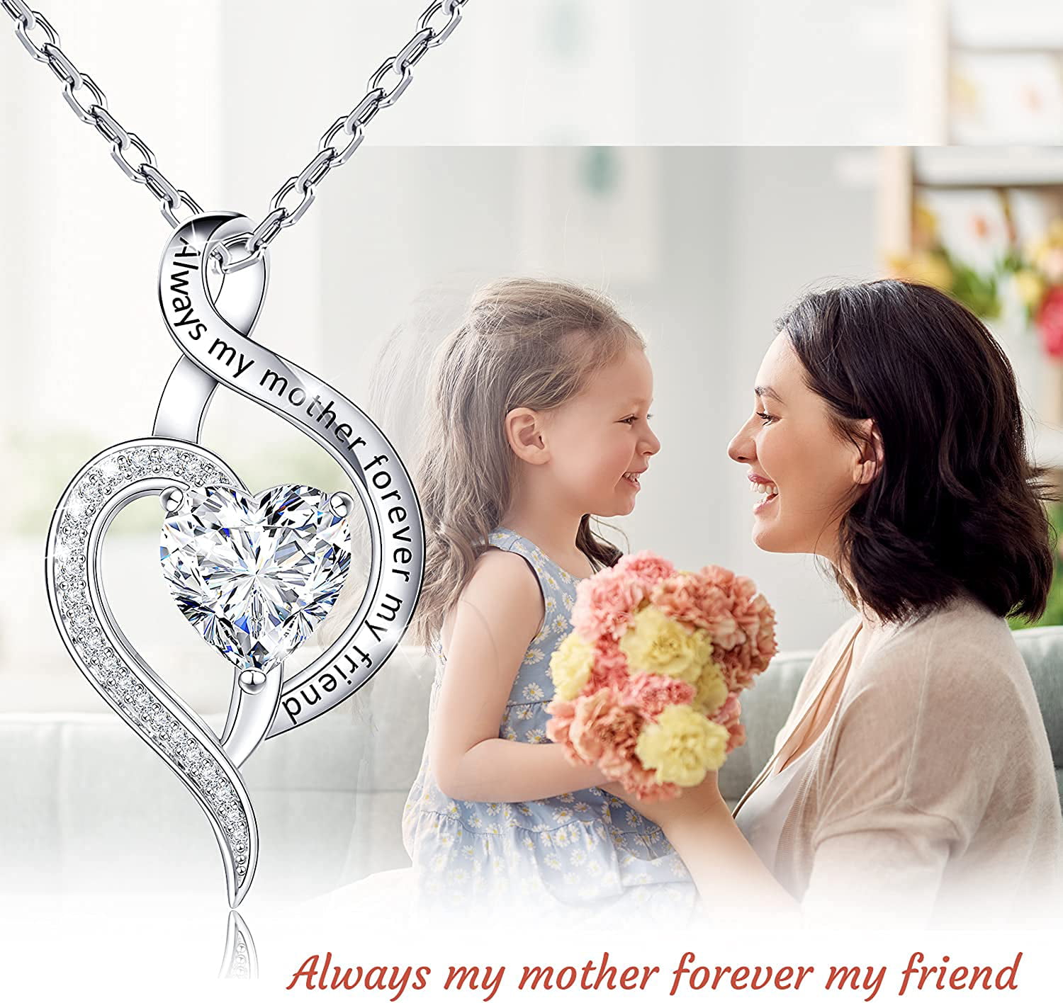 Mother's Day Gift Necklace With Names 2024 | favors.com
