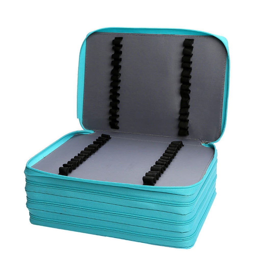 YongCo 168/224 Slot Markers Organizers Carrying Bag Multifunctional Leather Marker Case