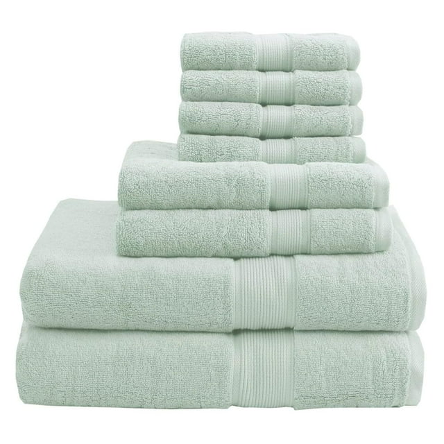 Uego de Toallas de baño de 800 g/m², algodón, Altamente absorbentes, de Secado rápido, Calidad de Hotel y SPA para baño, multitamaños, 8 Piezas