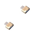 thumbnail image 3 of maskred New Arrival High Transmission USB 3.1 Phone Camera TF Memory Card Reader OTG Adapter Type-c Port Golden no chain 2Set, 3 of 6