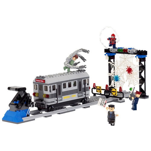 Lego spiderman construction manual 4855 Train Rescue 