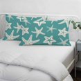 thumbnail image 4 of Turquoise Starfish Coastal Throw Pillow Cover 20 x 26 Inch Decorative Pillow Cover Nautical Summer Ocean Abstract Art Lumbar Pillowcase Seasonal Rectangle Cushion Case for Couch Sofa Bed Living Room, 4 of 9