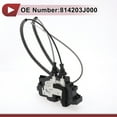 thumbnail image 3 of Motor de actuador de bloqueo de puerta de potencia Unique Bargains para Hyundai Veracruz 2007-2012, ensamblaje de actuador de pestillo de puerta trasera derecha con cable No.814203J000, 3 of 8