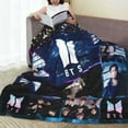 thumbnail image 4 of Kpop BTS Blanket Ultra-Soft Flannel Dynamite Throw Blankets Merch Bedding Gifts for Room Bed Couch Decor, 4 of 8
