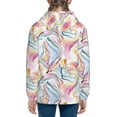 thumbnail image 6 of Kdxio Abstract Marble Texture Pattern Kids Boys Girls Zip Up Hoodie 3D Printed Hooded Sweatshirt Hoody Coat with Pocket 7-12 Y-Small, 6 of 6