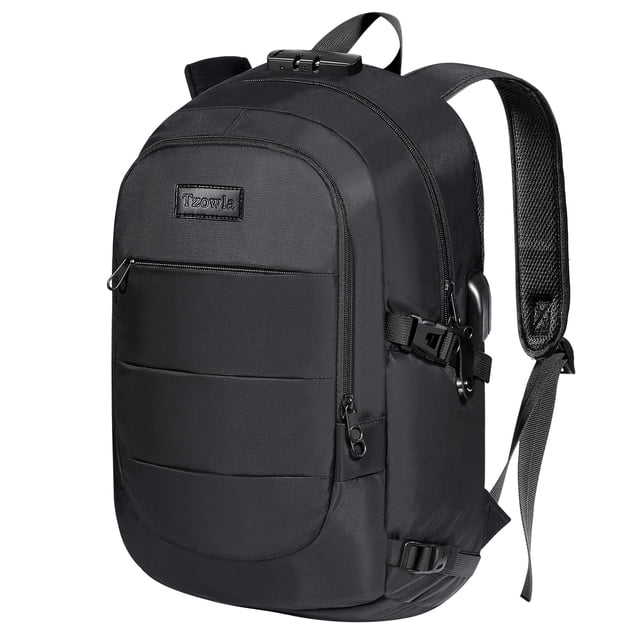 Mochila para portátil Tzowla 35L antirrobo con puerto de carga USB