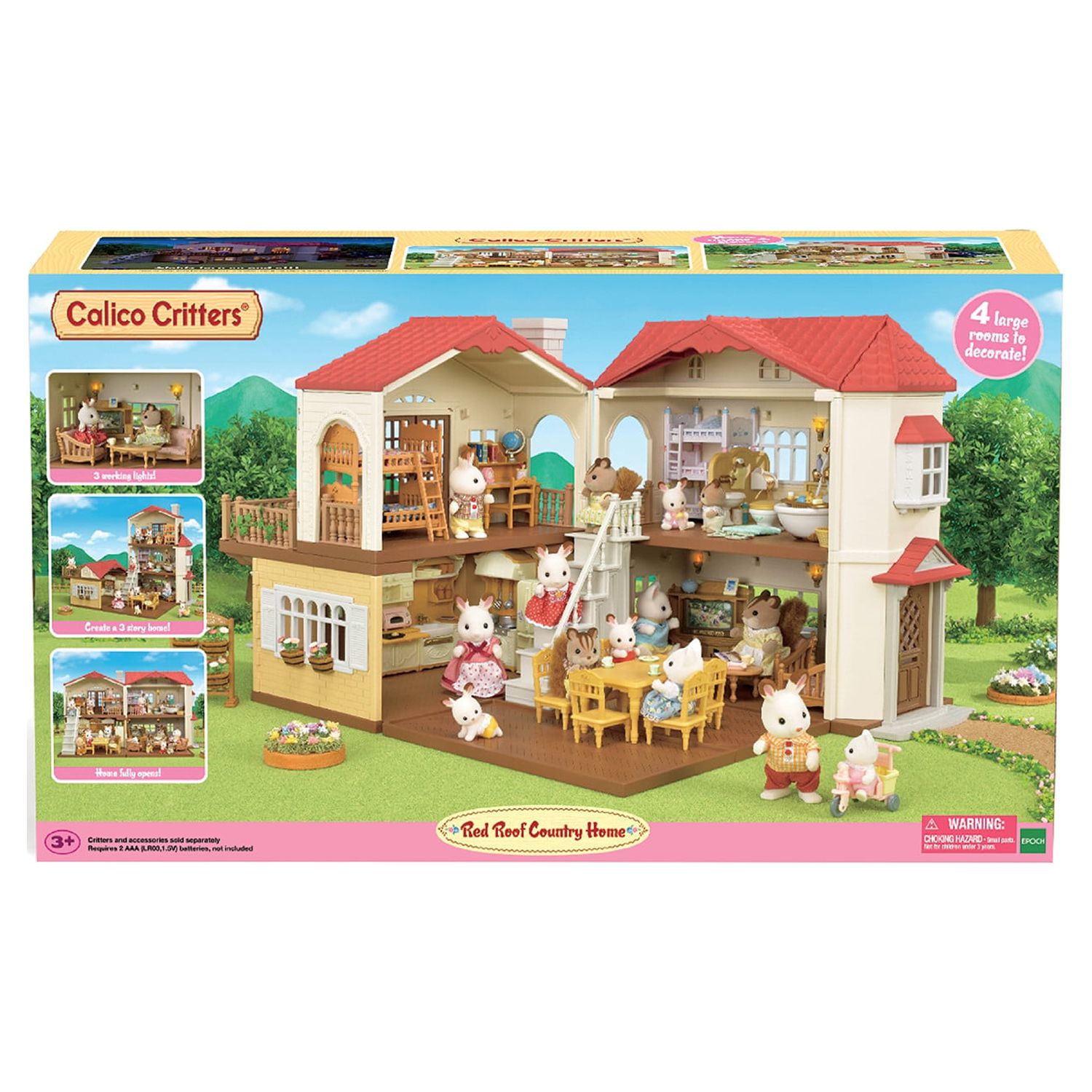 Calico Critters Red Roof Country Home, Dollhouse Playset - image 5 of 5