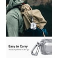 thumbnail image 5 of ESR Protection Case Compatible with AirPods Pro 3 Case (2025), Drop-Proof Lock & Easy Open, Cyber Series, Grey, 5 of 10