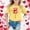 Yellow, variant on Teen Shirts for Girls White Printed Short Sleeve Shirt for Girls Little Girl Summer Clothes Oversized Clothes for Girls 12-13 Years
