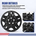thumbnail image 5 of 4Pcs/Set 16" Hubcaps Wheel Rims Cover for 2007-2012 Nissan Altima/2008-2009 Nissan Altima Coupe Compatible with Steel Wheels Bolt on Installation(16-inch,Black Matte), 5 of 7