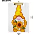 thumbnail image 3 of FMSHPON Thanksgiving Golden Gnome Sunflower Clipboard Hardboard Wood Nursing Clip Board and Pull for Standard A4 Letter 13x9 inches, 3 of 5