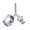 Elephant Teapot and Cups, variant on 925 Sterling Silver Charm for Bracelets Golden Sun and Moon Tai Chi Pendant Charm Women Bracelet Charm