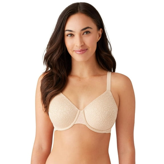 Wacoal Women's Inside Job Unlined Underwire Bra, Sand, 34G