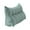Green, variant on Large Wedge Reading Pillow for Adults - Triangular Backrest Cushion with Removable Cover (24x20x8 in) - Bed Rest Pillow for Sitting Up, Reading, Lumbar Support in Bed or Daybed