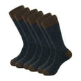 thumbnail image 1 of 3 Paires de Chaussettes Mi-Mollet Décontractées pour Hommes Dri Tech Control Bas Respirants Bas Bas de compression Brun, 1 of 2