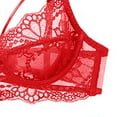 thumbnail image 5 of Fengqque Women's French Sexy Gathering Large Size Bra Set Ultra-Thin Big Breasts Shows Small Collection, 5 of 5