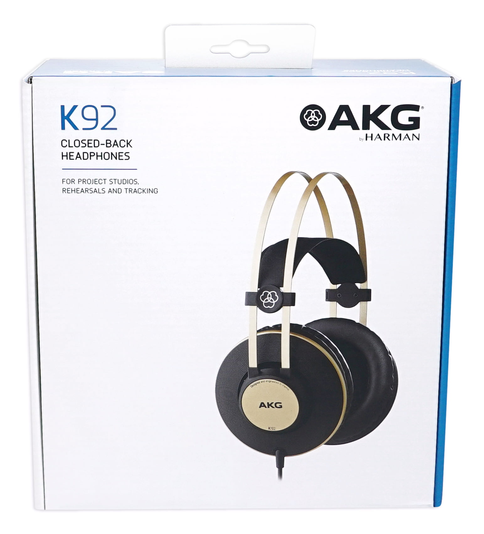 AKG K92 Studio/Production.Podcast Monitor Headphones+Rechargeable Headphone  Amp 