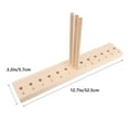 thumbnail image 5 of Yongwei Wooden Bow Maker Ribbon Bow Making Tools for Wreath Hair Bows, 5 of 10