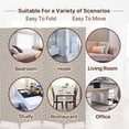 thumbnail image 4 of Dkelincs 4 Panel Room Dividers and Folding Privacy Screen Wooden Partition Wall Divider Portable Freestanding Privacy Wall, Stack, 4 of 6