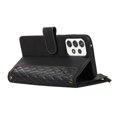 thumbnail image 4 of Funda de cuero con diseño de bolsillo para Samsung Galaxy A32 5g/m32 5g, con 9 ranuras para tarjetas y función atril., 4 of 5
