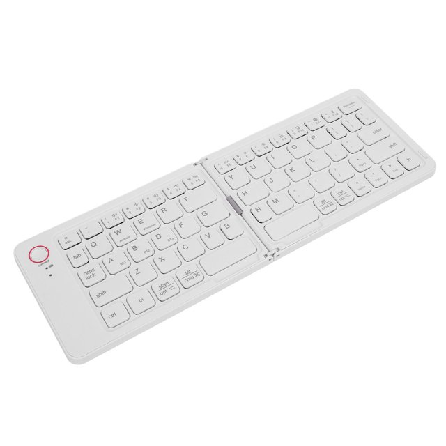 Teclado Plegable, Teclado Portátil Inalámbrico ultradelgado ultradelgado Con Soporte, Teclado Ergonímico de Vije para para Para Teletra de la Computera Portátil