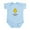 Sky Blue, variant on CafePress - Lebanese Chick Infant Bodysuit - Baby Light Bodysuit, Size Newborn - 24 Months