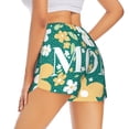 thumbnail image 4 of Picia Happy Mother's Day1 Pattern Women's 2 in 1 Athletic Running Shorts High Waisted Workout Casual Gym Sweat Shorts with Comfy Liner Zipper Pockets-, 4 of 9