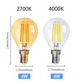 thumbnail image 1 of Bombilla Edison E27, E14, B22, 220V, 4W, 6W, 8W, C35, G45, A60, G80, G95, 1 of 4