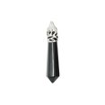 thumbnail image 1 of Pendentifs Collier Opale Point de Guérison Prisme Hexagonal Long Perle Hommes Femmes Bijoux, 1 of 6