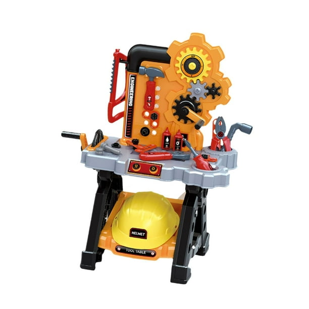 STANLEY Jr. Banco de trabajo para niños con juego de herramientas y taladro eléctrico, 140 piezas, taller realista de bricolaje para niños a partir de 3 años, incluye herramientas y accesorios STANLEY Jr. Banco de trabajo para niños con juego de herramientas y taladro eléctrico, 140 piezas, taller realista de bricolaje para niños a partir de 3 años, incluye herramientas y accesorios