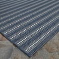thumbnail image 4 of Couristan Afuera Beachcomber 6' x 9' Marine Striped Nautical Outdoor Rug, 4 of 10