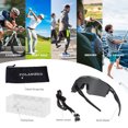 thumbnail image 3 of Sports Polarized Sunglasses for Men and Women, UV 400 Protection Sunglasses for Cycling, Skiing, Driving, 3 of 7