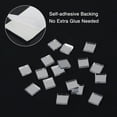 thumbnail image 4 of Nvzi 3-piece set of Pink self-adhesive mirror tiles 1.57 x 39 inches, shatter resistant acrylic mirror tiles, mini square mirror tiles, suitable for wall and holiday decoration, 4 of 4