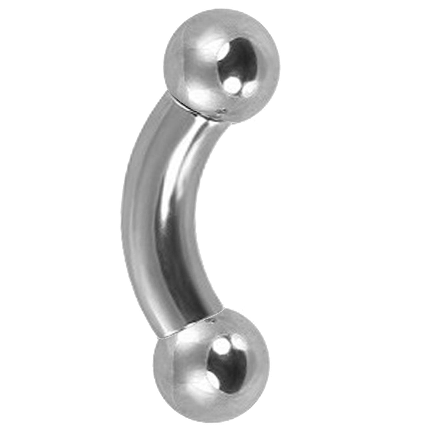 BodyJ4You BodyJ4You Curved Barbell Stainless Steel 4G CR 12mm Ear Lobe Prince Albert Genital BodyJ4You BodyJ4You Curved Barbell Stainless Steel 4G CR 12mm Ear Lobe Prince Albert Genital