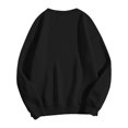 thumbnail image 4 of Voska Men's Casual Long Sleeves Crewneck Sweatshirts Solid Color Classic Pullover Lightweight Slim Fit Tops Black L, 4 of 4