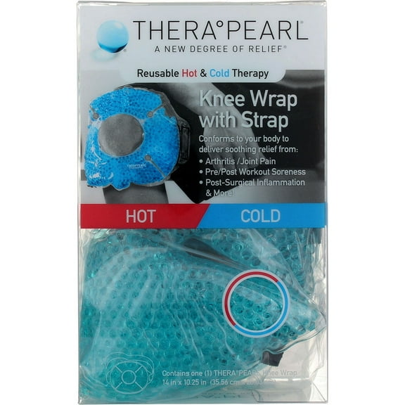 TheraPearl Reusable Hot and Cold Therapy Knee Strap