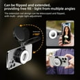 thumbnail image 3 of Magnetic Selfie Ring Light，Adjustable 4-Mode LED Built-in Mirror for MagSafe IPhone，Rechargeable Fill Light & Phone Stand for Video Recording Vlogs, 3 of 10