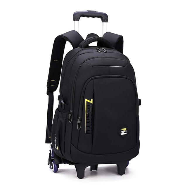 Mochila con ruedas VIDOSCLA negra para niños 33 x 20 x 50 cm