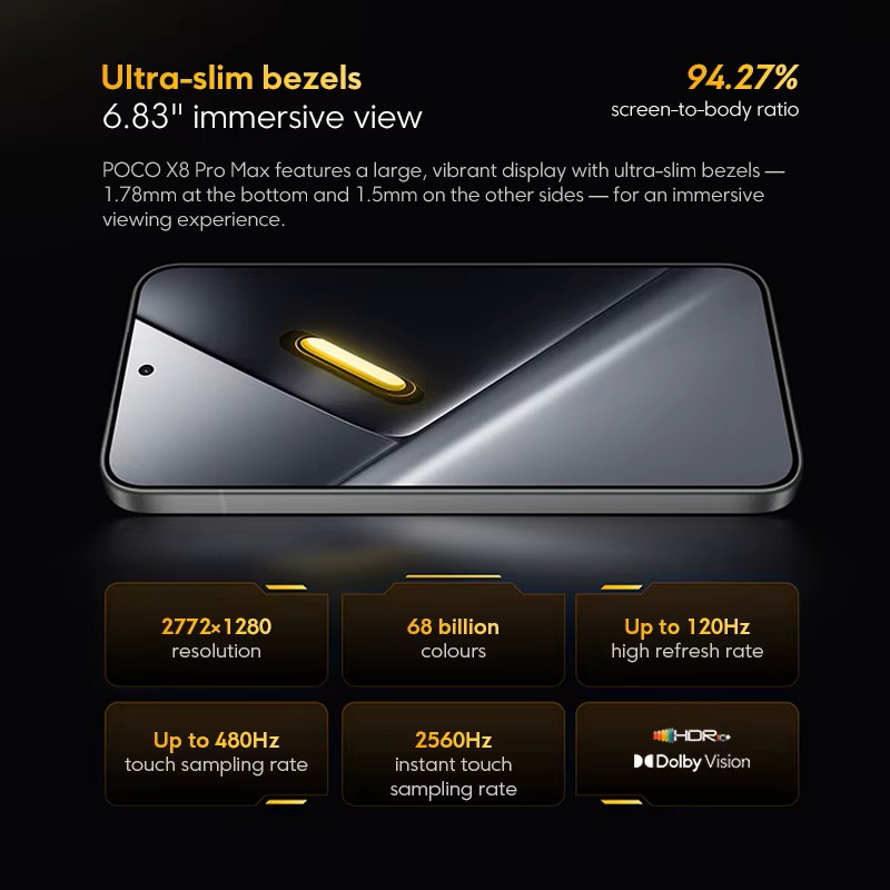 XIAOMI Poco X8 PRO 5G Ai (Compatible con Tmobile Mint Tello y Global) (256GB + 8GB) 6.59" 50MP Teléfono para Gamers NFC Dual SIM Desbloqueado Modelo 2511FPC34G Liberado (Verde Menta) 5