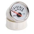 thumbnail image 1 of 52mm Voltmeter For Boat Marine Car Voltage VOLT 0-190ohm Fuel Water Level Meter Pointer Level Gauge Oil Tank Level Indicator ,Suits Most Tanks, 1 of 7
