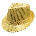 thumbnail image 1 of Txlixc Sombreros de jazz para hombres y mujeres, sombreros de fiesta decorados con lentejuelas Txlixc moda, 1 of 6