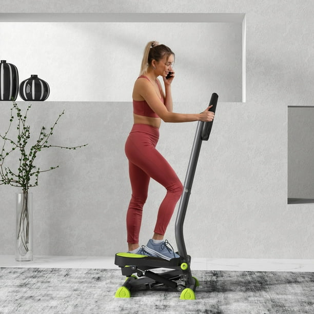 Soozier Twist Stepper Step Machine w LCD Monitor Grey Walmart