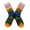 Black, variant on Penkiiy Middle Socks for Men Unisex Printing Towel Bottom Socks FashionLong Sock Comfortable Socks Yellow Socks