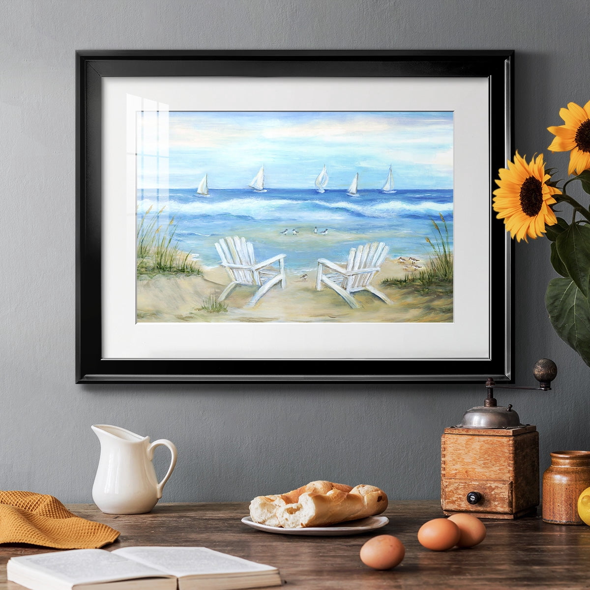 Seaside Escape Premium Framed Print - Ready to Hang