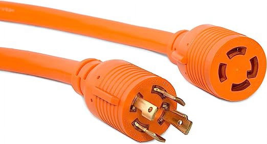 WEN 250V 30-Amp Generator Power Cord for Manual Transfer Switches, 40-Foot, L14-30P to L14-30R (PC3040)
